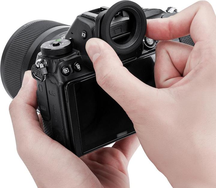 Actual product image JJC EF XT50L Camera Eyecup for Nikon Z6III, Z7II, Z6II, Z5, Z6, and Z7