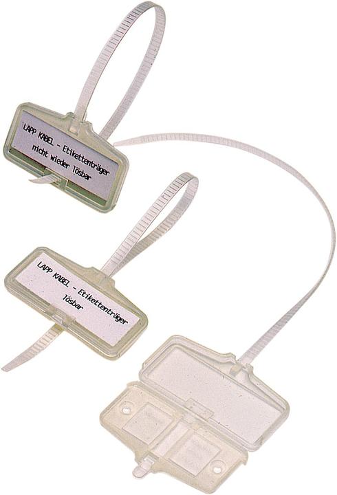 Actual product image Lapp 61742900 ETB Cable label 53 x 18 mm Colour of labelling field: White Quantity