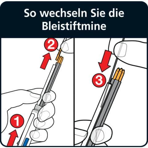Produktbild Bic 4 Colours 3+1 HB (Grau, Weiss, 1 x)