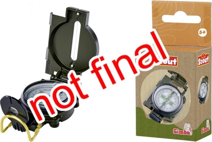 Actual product image Simba Scout compass metal housing