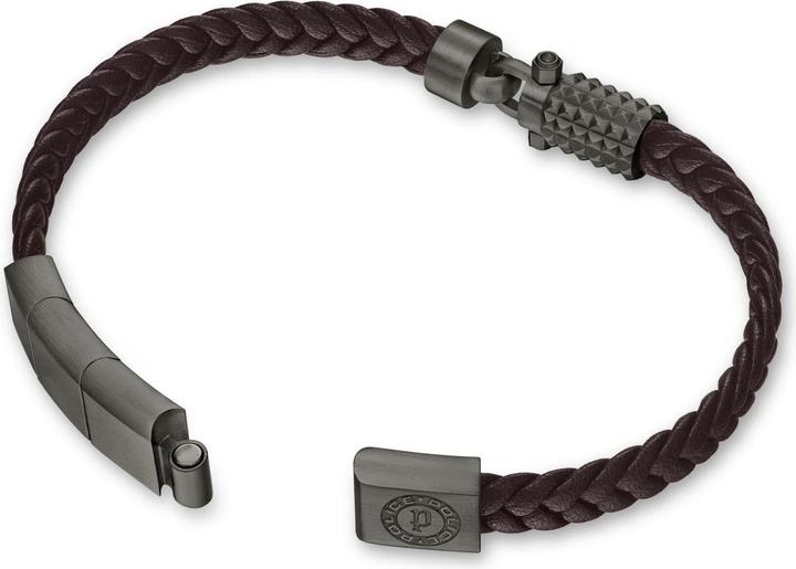 Immagine prodotto Police Bracciale Wrath (19 cm, Acciaio inossidabile, Cuoio)