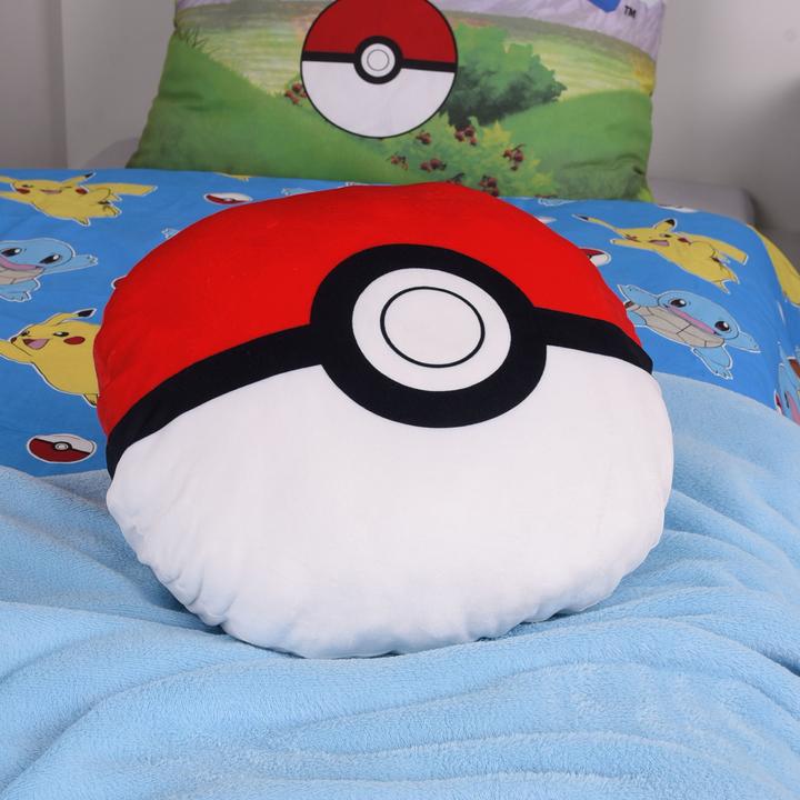 Produktbild Herding Pokemon Dekokissen Pokeball 30 cm (30 x 30 cm)