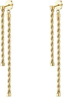Actual product image Brosway - Fashion gold-plated earrings 2 in 1 Essential BNL088 (Gold)