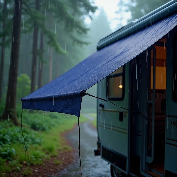 Produktbild Wiltec Abdeckplane wetterfest blau 3x5m Polyester Gartenplane 650g/m² Ösen Plane