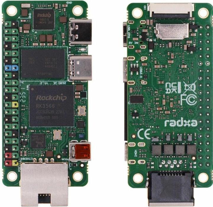 Produktbild Allnet Radxa Zero 3E, Header mounted, 2GB DDR4 (DDR4-RAM)