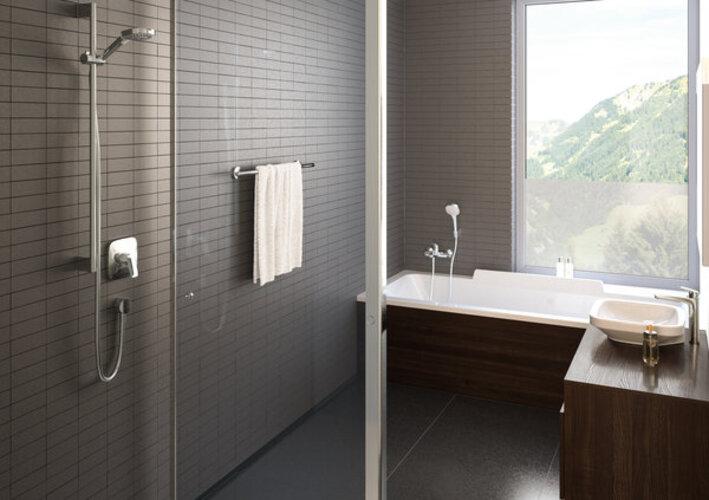 Actual product image hansgrohe HG hose connector FIXFIT E without non-return valve matt black