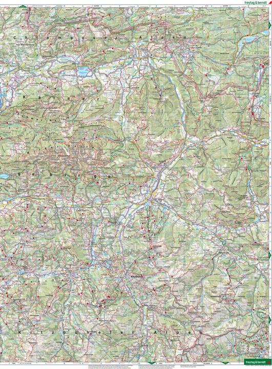 Produktbild Kitzbühel, Wander-, Rad- und Freizeitkarte 1:50.000, freytag & berndt, WK 301 (freytag & berndt, Italienisch, Englisch, Deutsch)