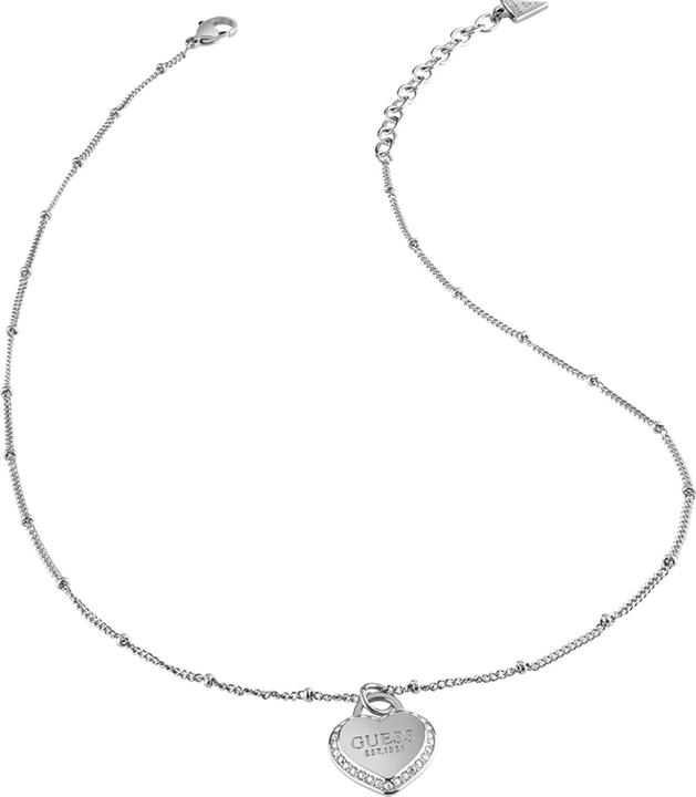 Produktbild Guess Halskette mit Anhänger FINE HEART Edelstahl (Edelstahl, 42 cm)