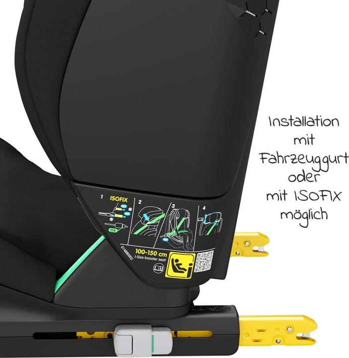 Image du produit Maxi-Cosi MC RodiFix S I-Size Basic Blac (Siège pour enfant, Norme ECE R129/i-Size)
