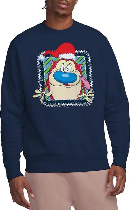 Produktbild Ren & Stimpy Festive Sweatshirt weihnachtliches Design (M)