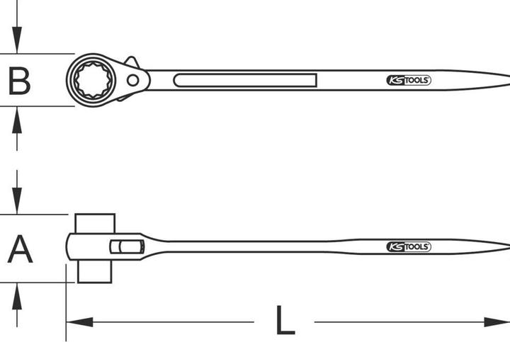 Image du produit KS Tools Clé d'échafaudage (22 mm)