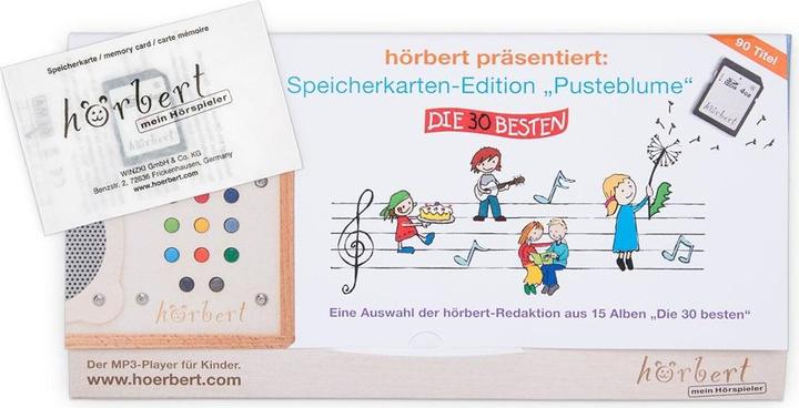 Image du produit Hörbert Éditions de cartes mémoire SDHC de 4 Go "Ballon de baudruche (4 Go, SDHC)