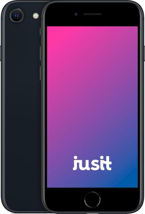 Actual product image jusit iPhone SE 2022 (64 GB, Black, 4.70", 12 Mpx, C / Good)