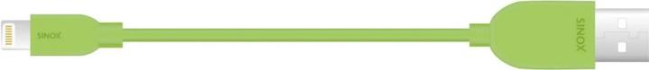 Produktbild Sinox i-Media - Lightning Kabel - USB Stecker auf Lightning Stecker - 2 m - grün - für Apple iPad/iP (2 m, USB 2.0)