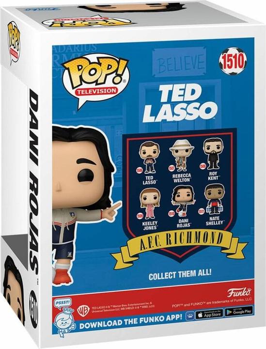 Produktbild Funko Ted Lasso POP! TV Vinyl Figur Dani Rojas 9 cm