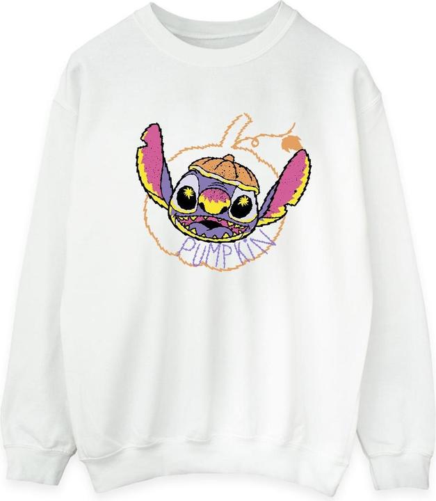 Actual product image Lilo & Stitch Mens Pumpkin Head Sweatshirt (3XL)