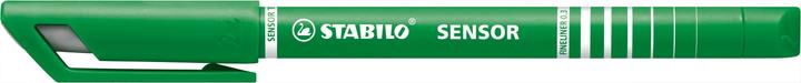 Actual product image STABILO SENSOR F Finliner with spring-loaded sharpener (Green, 1 x)