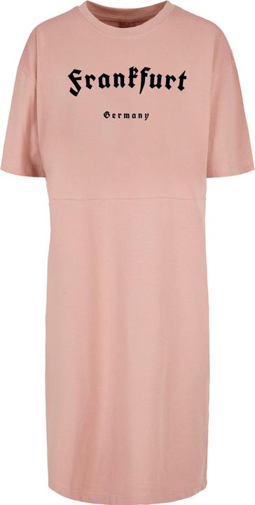 Merchcode Ladies Frankfurt Organic Oversized Slit Tee Dress - 117395