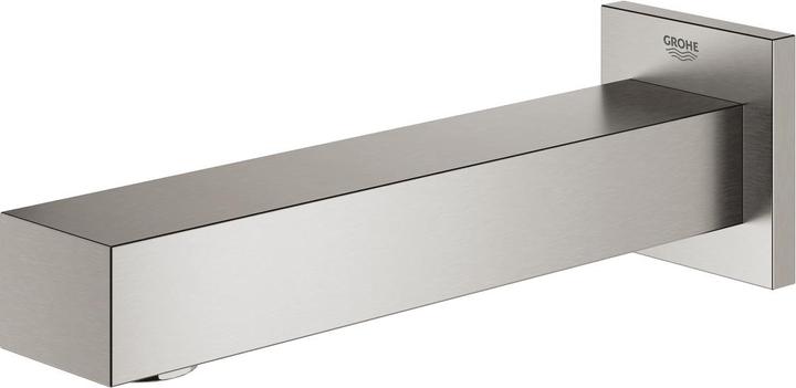 Actual product image Grohe Bath spout EUROCUBE Projection 170mm supersteel