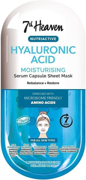 Immagine prodotto 7th Heaven Maschera Nutriente Idratante all'Acido Ialuronico Arricchita con Aminoacidi per Riequilibrare (10 ml)