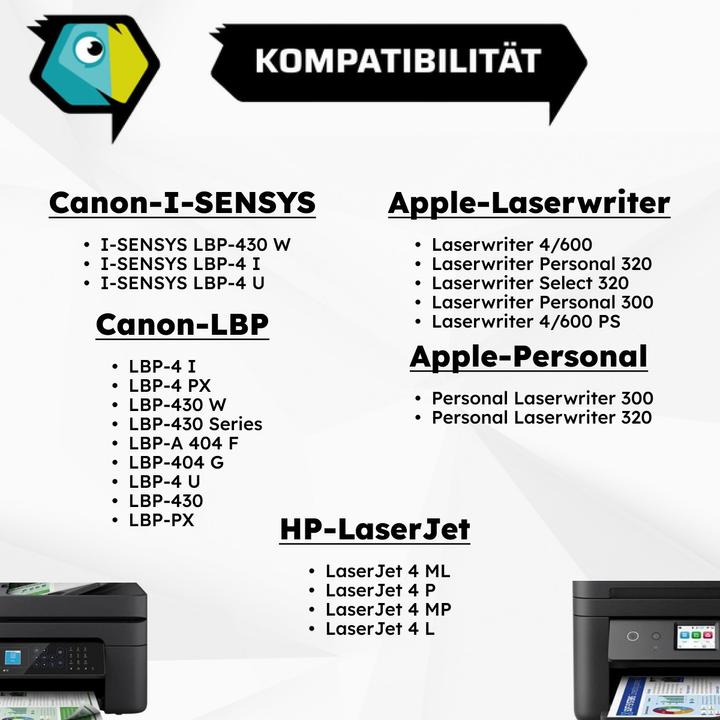 Etichetta energetica Inkadoo Toner Compatibile con il toner HP 92274A / 74A, nero nero (FC)
