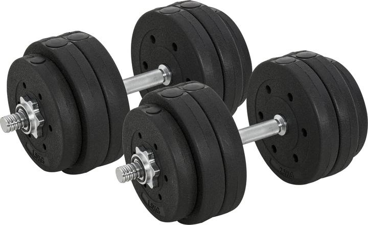 Actual product image Homcom Dumbbell set 30 kg (8 x 2.5 kg, 4 x 1.5 kg)