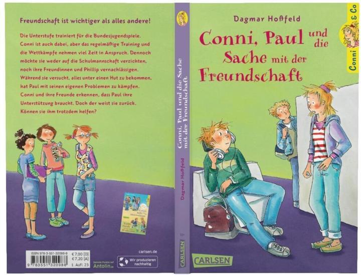 Actual product image Conni & Co 8: Conni, Paul and the thing with friendship (Dagmar Hossfeld, Dorothea Tust, German)