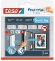 Image du produit tesa Powerstrips CLICK SMALL, 1.8kg, auto-agrippant 4x2