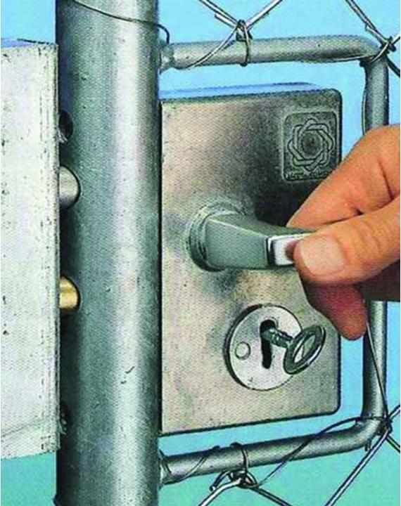 Immagine prodotto Jdc Serrures de portail grillagé 101 (Facilmente aggredito, Maniglie, 1 pz.)