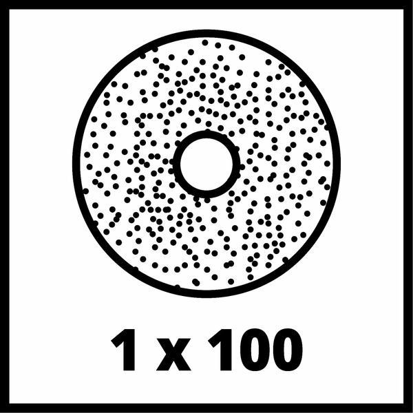 Immagine prodotto Einhell Mola di ricambio (3.0 Dischi abrasivi)
