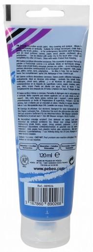 Image du produit Pebeo Decocrème Peinture acrylique mate (Bleu marine, 120 ml)