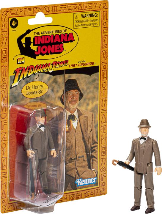 Image du produit Hasbro Indiana Jones Retro Collection figurine Dr. Henry Jones Sr (La Dernière Croisade) 10 cm