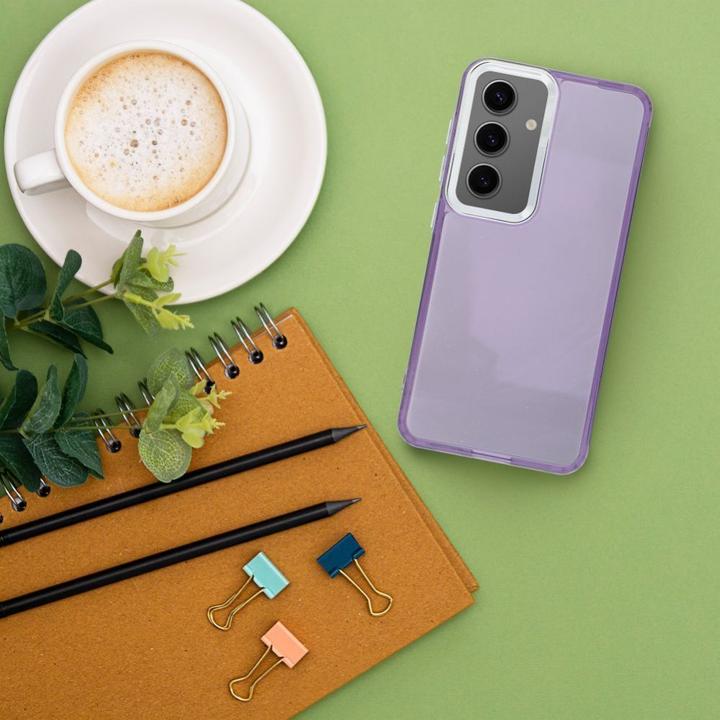 Actual product image OEM Back panel cover PEARL case for SAMSUNG S24 Ultra purple