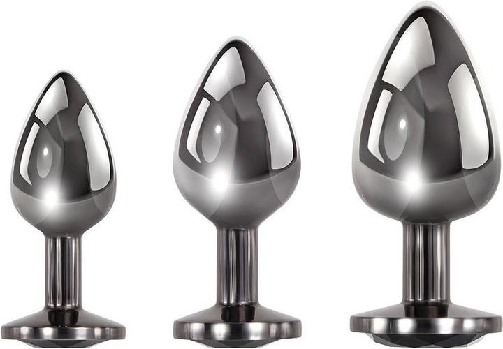 Produktbild Evolved Butt Plug "Black Metal"-Set