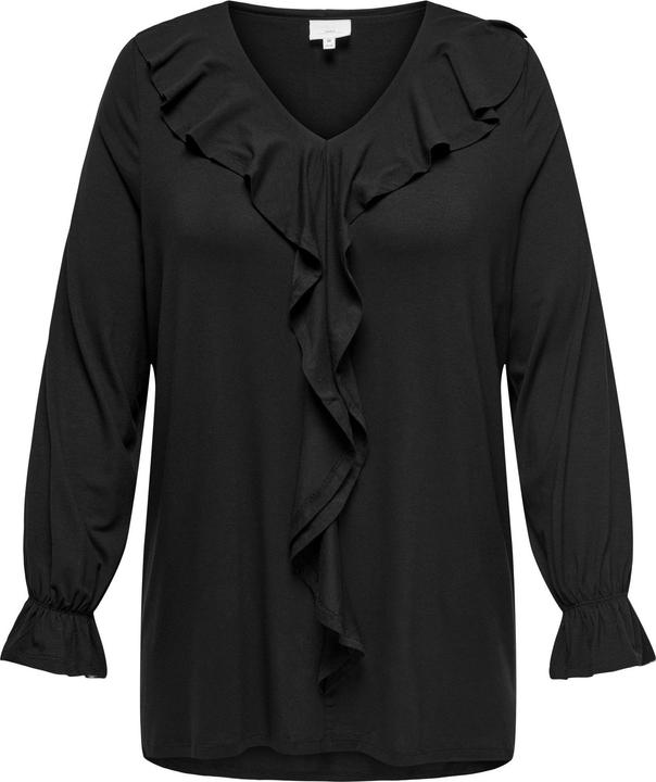 Only Normal geschnitten V-Ausschnitt Elastische Bündchen Top Top