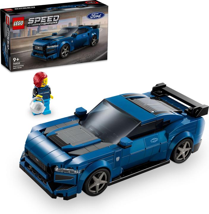 Immagine prodotto LEGO Ford Mustang, l'auto sportiva del Cavallo Nero (76920, LEGO Speed Champions)