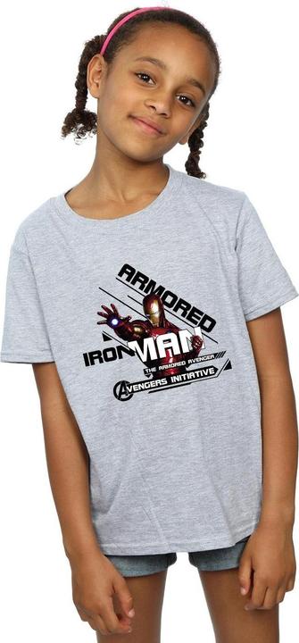 Immagine prodotto Iron Man Armored Avenger Maglietta Ragazze (152, 158)
