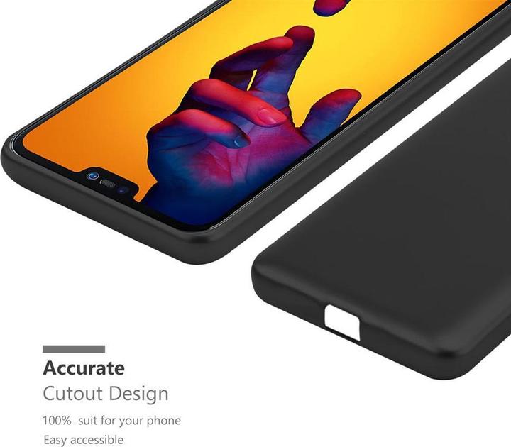 Image du produit Cadorabo Couverture métallique mate TPU (Huawei P20 Lite)