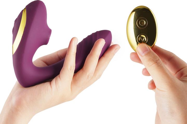 Actual product image Tracy's Dog Clitoral Sucking Vibrator OG Pro 2 - Purple