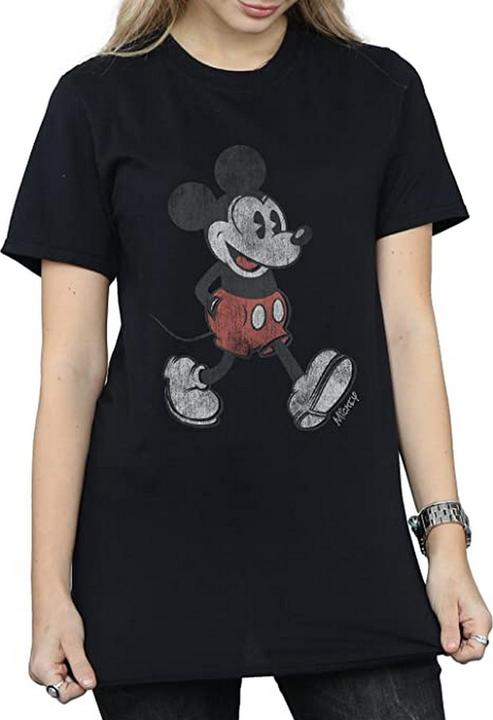 Image du produit Disney Walking Mickey Mouse coton Boyfriend TShirt (M)