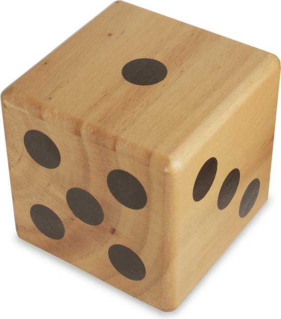 Immagine prodotto Casinoshop Cubo di legno jumbo (1 cubo)
