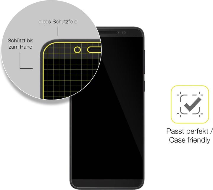 Actual product image Dipos Screen Protector Full-Cover 3D (1 Piece, TP-Link Neffos C5)