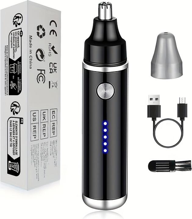 PhoneLook Elektrischer Nasen- und Ohrhaarschneider USB-C wiederaufladbar (500 mAh)