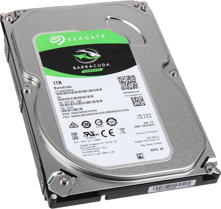 Produktbild Seagate BarraCuda (1 TB, 3.5", CMR)