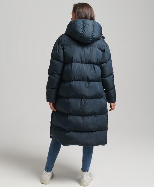 Produktbild Superdry Lange Daunenjacke mit Kapuze, Damen (XL)