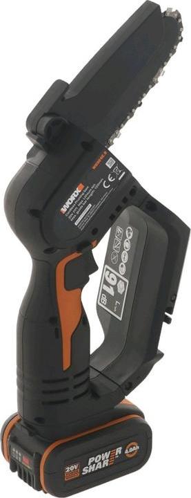 Productafbeelding Worx Accu snoeizaag voor één hand 20V (Accu kettingzaag)
