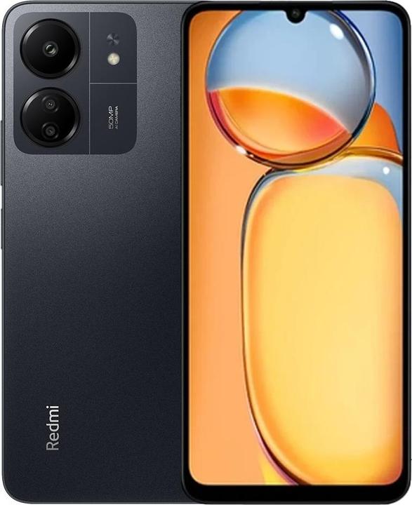 Xiaomi Redmi 13C (256 GB, Midnight Black, 6.74", Dual SIM, 50 Mpx, 4G)