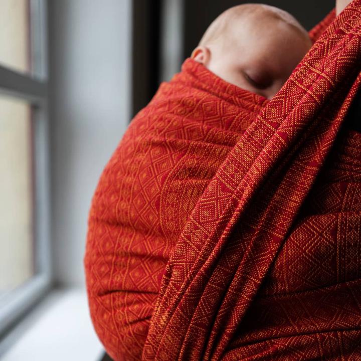 Productafbeelding Babysling Prima Robijn- Mandarijn (2.70 m)