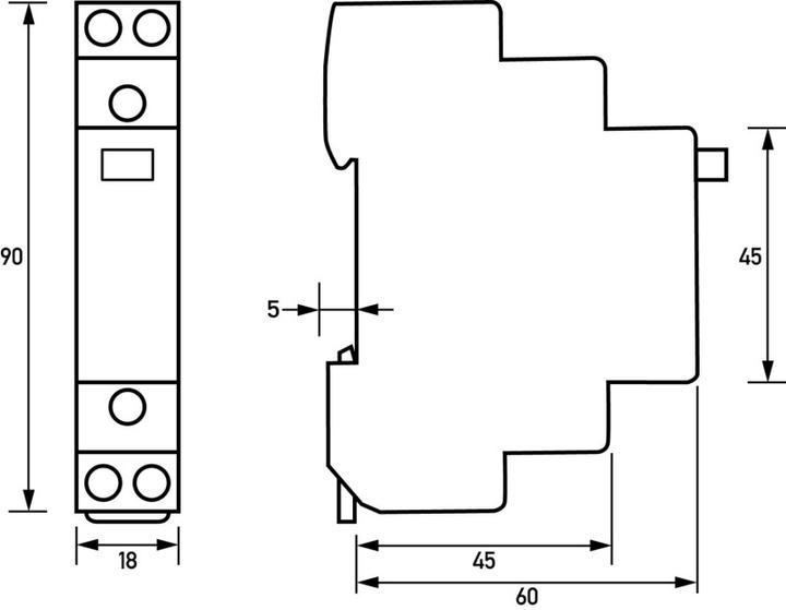 Immagine prodotto Doepke Relè di installazione RI 230-100 ** 230V AC