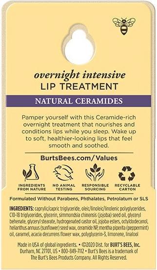 Actual product image Burt's Bees Overnight Intensive Lip Treatment (Butter)